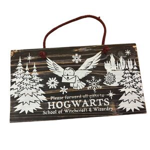 Magical Holiday Hanging Sign - Black and White